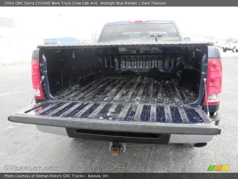 Midnight Blue Metallic / Dark Titanium 2009 GMC Sierra 2500HD Work Truck Crew Cab 4x4