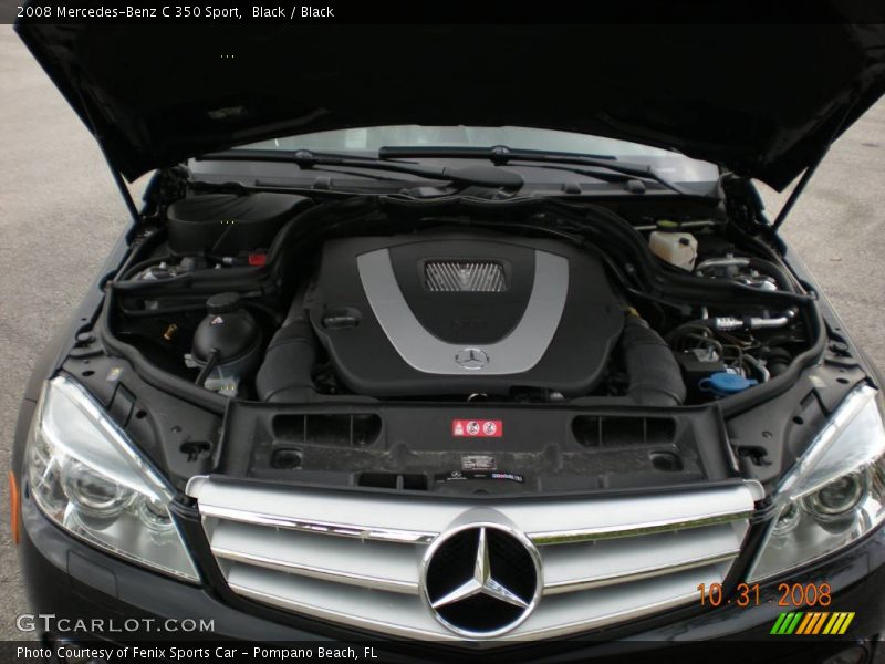 Black / Black 2008 Mercedes-Benz C 350 Sport