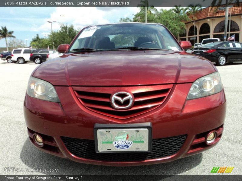 Copper Red Mica / Black/Red 2006 Mazda MAZDA3 s Touring Sedan