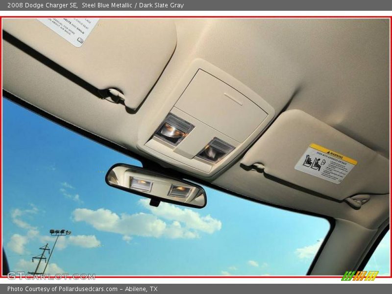 Steel Blue Metallic / Dark Slate Gray 2008 Dodge Charger SE