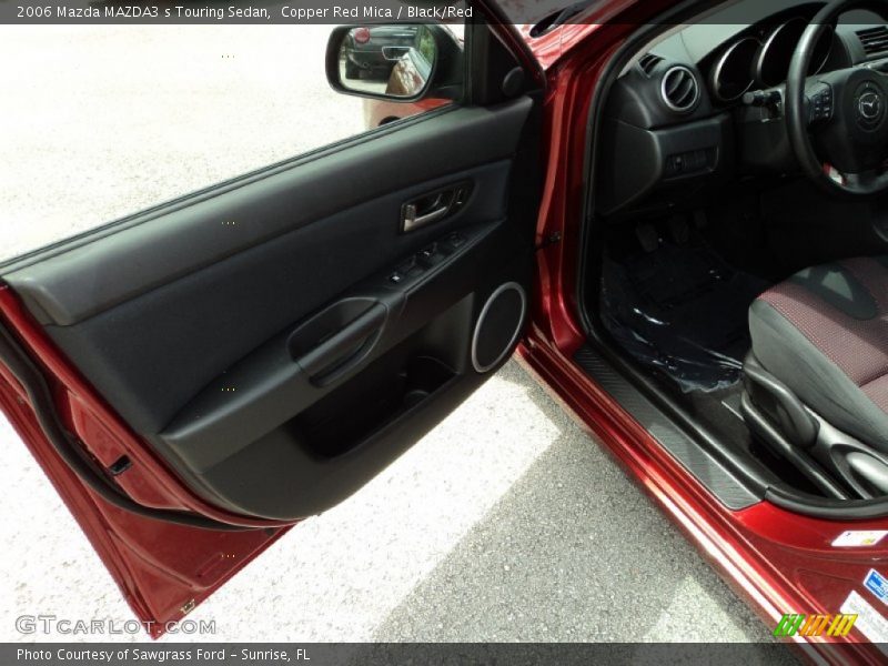 Copper Red Mica / Black/Red 2006 Mazda MAZDA3 s Touring Sedan