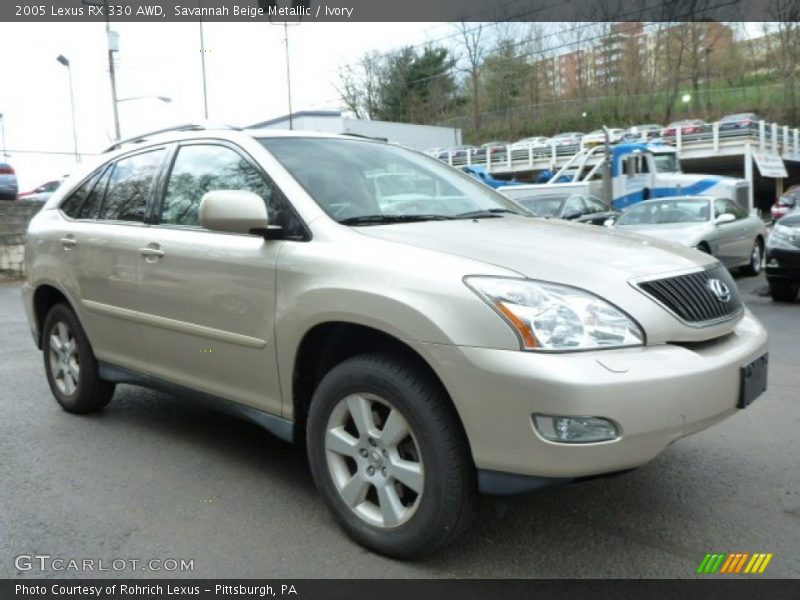 Savannah Beige Metallic / Ivory 2005 Lexus RX 330 AWD