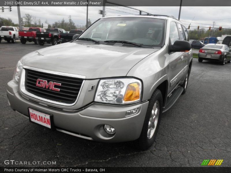 Pewter Metallic / Dark Pewter 2002 GMC Envoy SLT 4x4