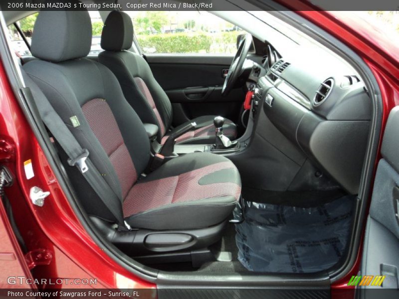 Copper Red Mica / Black/Red 2006 Mazda MAZDA3 s Touring Sedan
