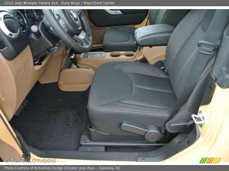Dune Beige / Black/Dark Saddle 2013 Jeep Wrangler Sahara 4x4