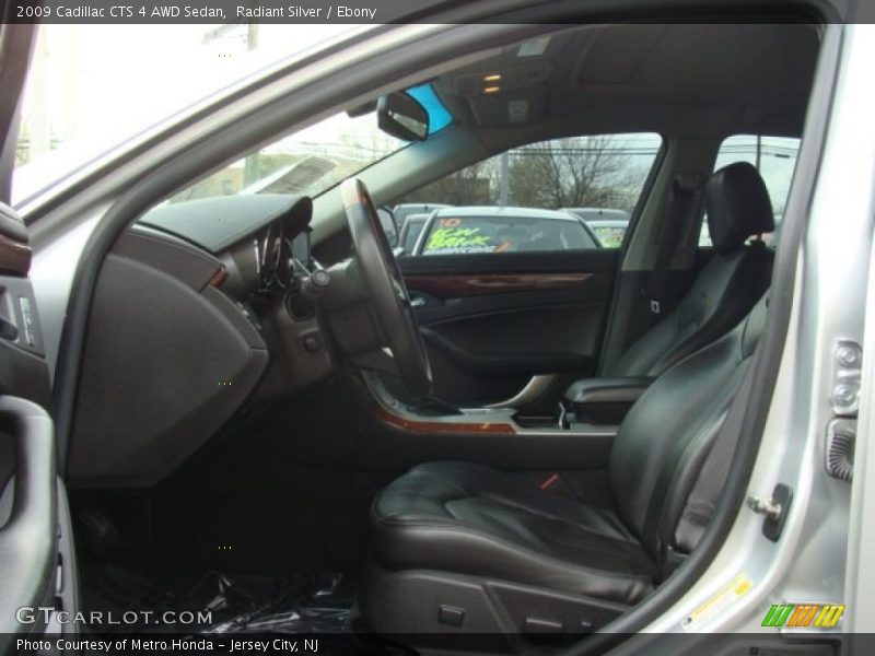 Radiant Silver / Ebony 2009 Cadillac CTS 4 AWD Sedan