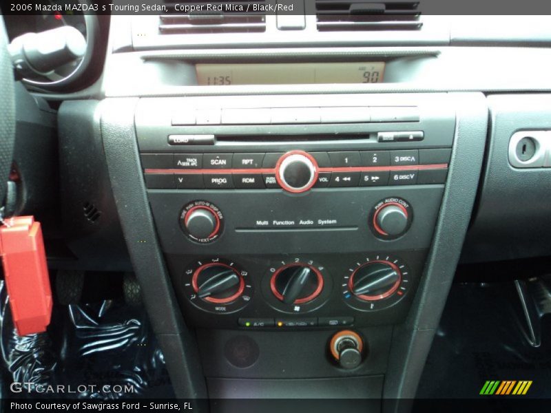 Copper Red Mica / Black/Red 2006 Mazda MAZDA3 s Touring Sedan