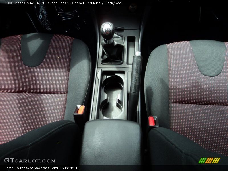 Copper Red Mica / Black/Red 2006 Mazda MAZDA3 s Touring Sedan