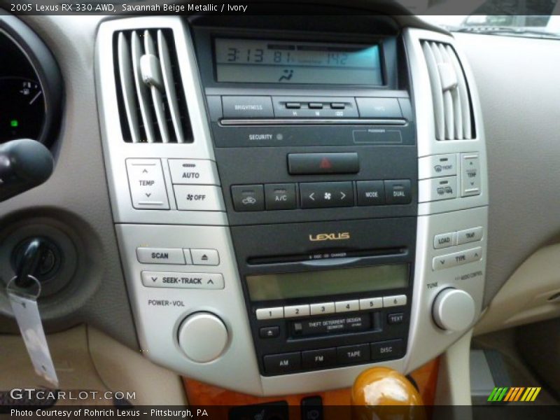Savannah Beige Metallic / Ivory 2005 Lexus RX 330 AWD
