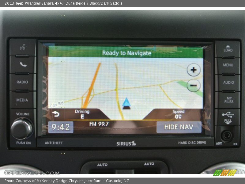 Navigation of 2013 Wrangler Sahara 4x4