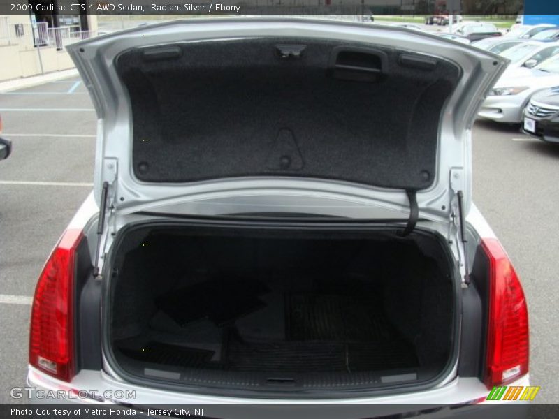 Radiant Silver / Ebony 2009 Cadillac CTS 4 AWD Sedan