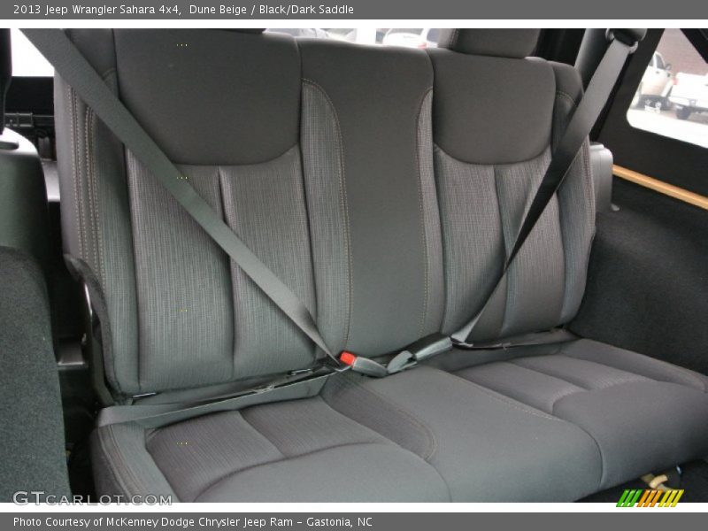 Rear Seat of 2013 Wrangler Sahara 4x4