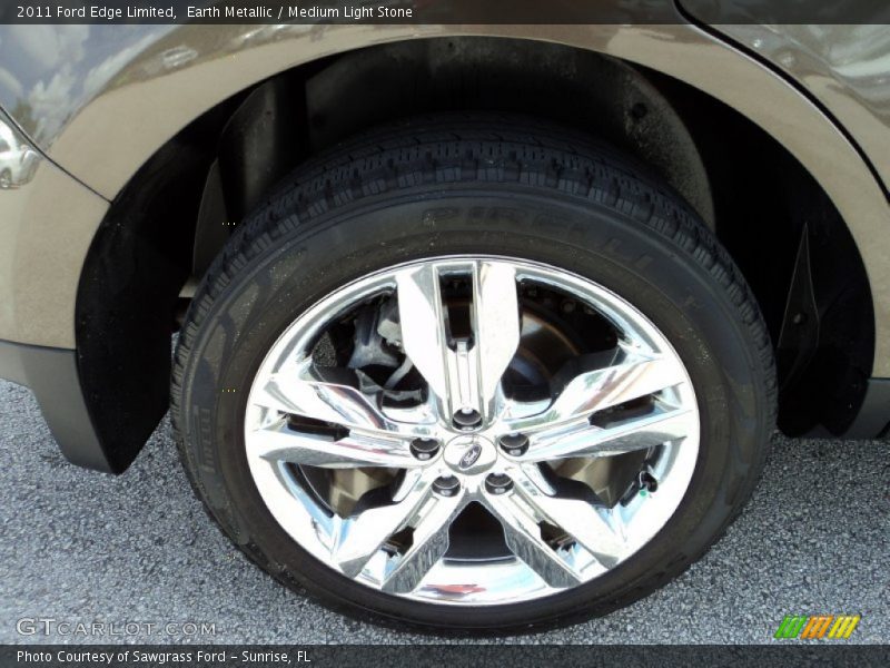 Earth Metallic / Medium Light Stone 2011 Ford Edge Limited