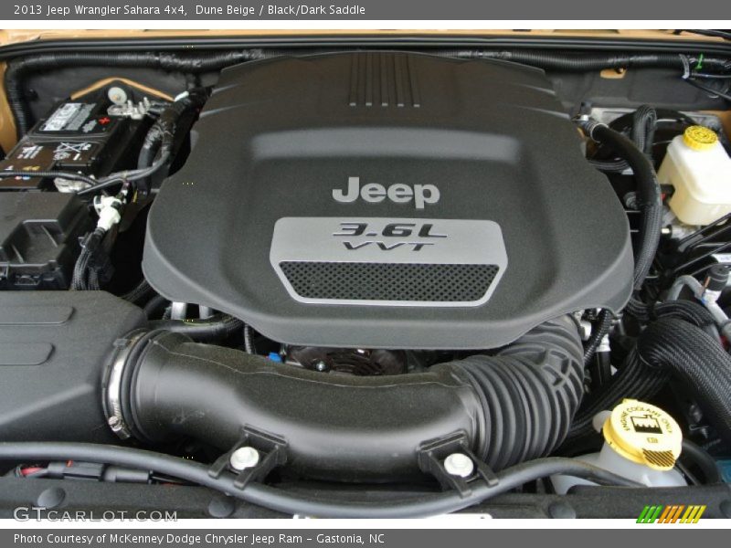  2013 Wrangler Sahara 4x4 Engine - 3.6 Liter DOHC 24-Valve VVT Pentastar V6