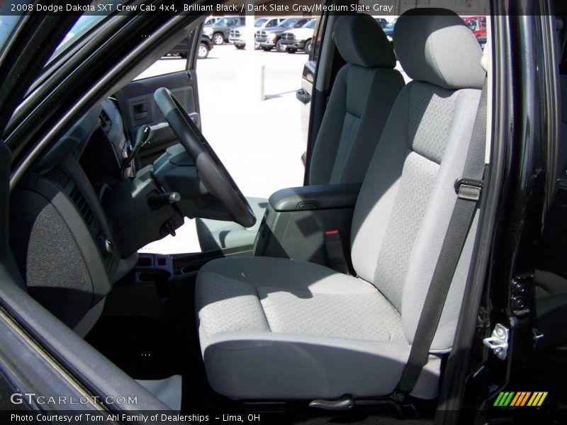 Brilliant Black / Dark Slate Gray/Medium Slate Gray 2008 Dodge Dakota SXT Crew Cab 4x4