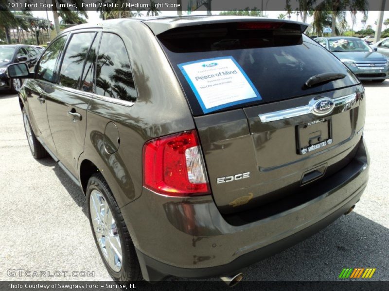 Earth Metallic / Medium Light Stone 2011 Ford Edge Limited