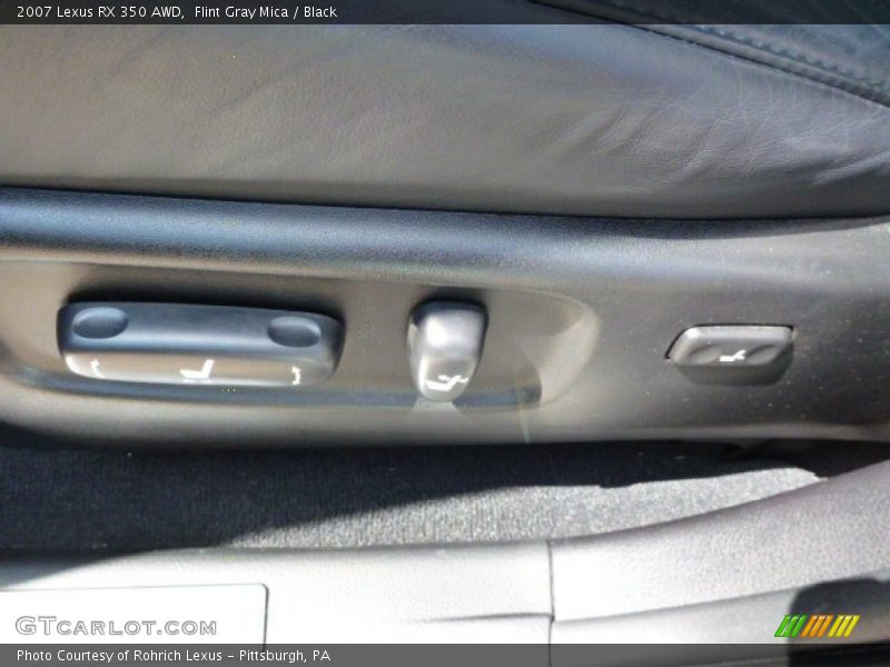Flint Gray Mica / Black 2007 Lexus RX 350 AWD