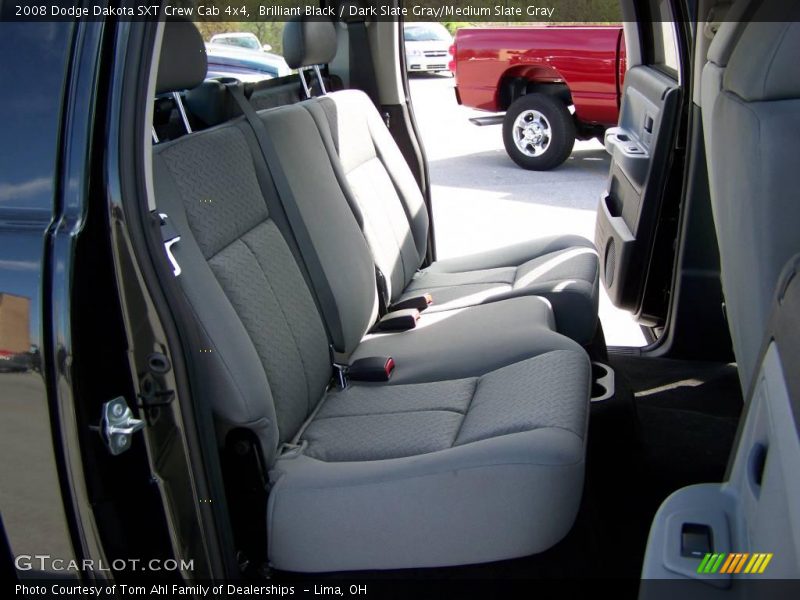Brilliant Black / Dark Slate Gray/Medium Slate Gray 2008 Dodge Dakota SXT Crew Cab 4x4