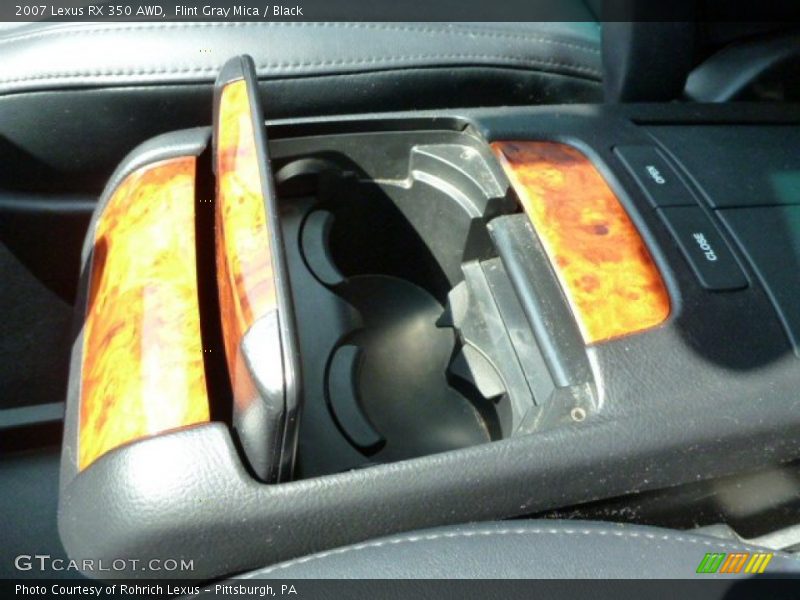 Flint Gray Mica / Black 2007 Lexus RX 350 AWD