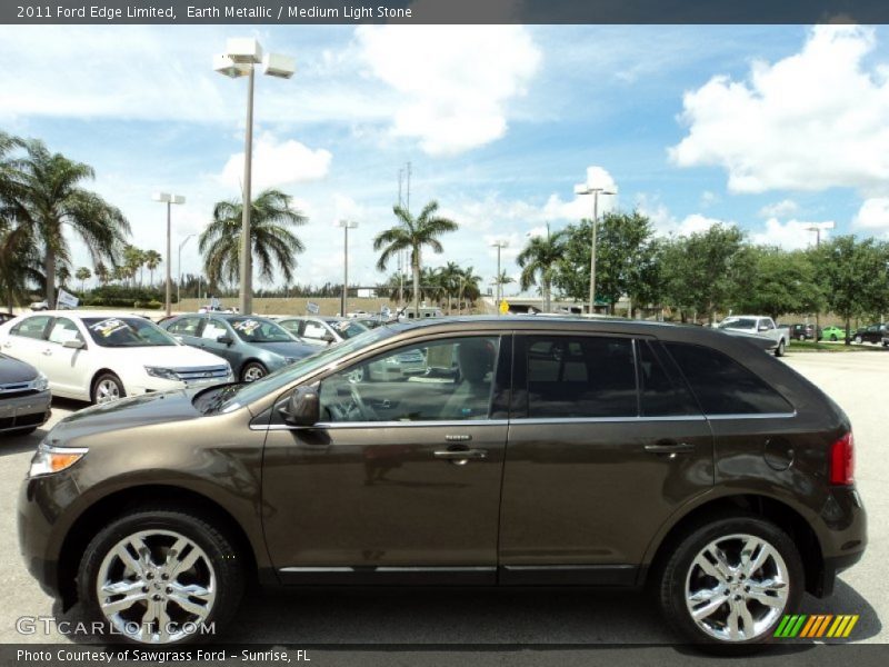 Earth Metallic / Medium Light Stone 2011 Ford Edge Limited