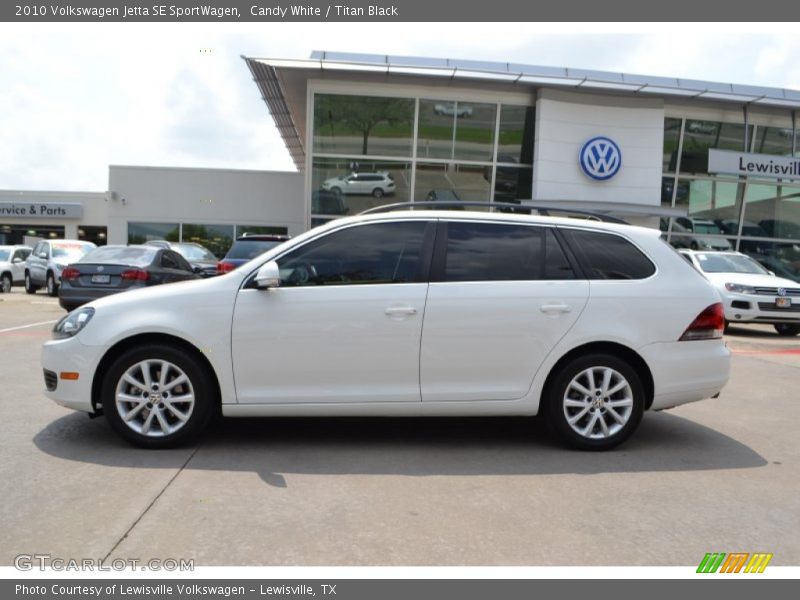 Candy White / Titan Black 2010 Volkswagen Jetta SE SportWagen