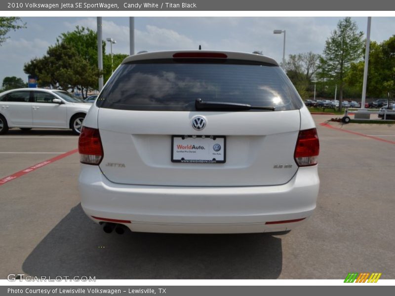 Candy White / Titan Black 2010 Volkswagen Jetta SE SportWagen