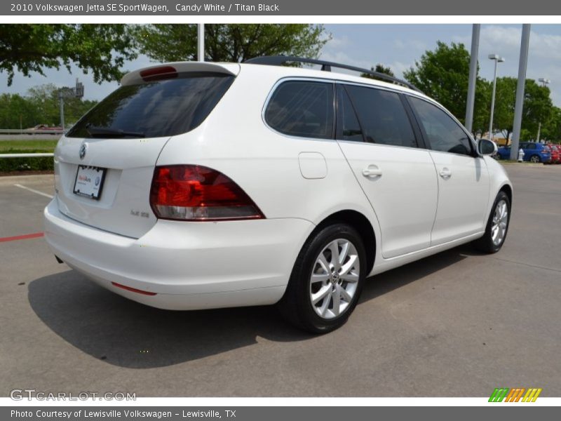 Candy White / Titan Black 2010 Volkswagen Jetta SE SportWagen