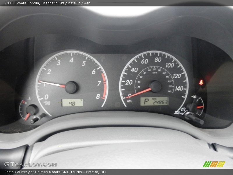 Magnetic Gray Metallic / Ash 2010 Toyota Corolla