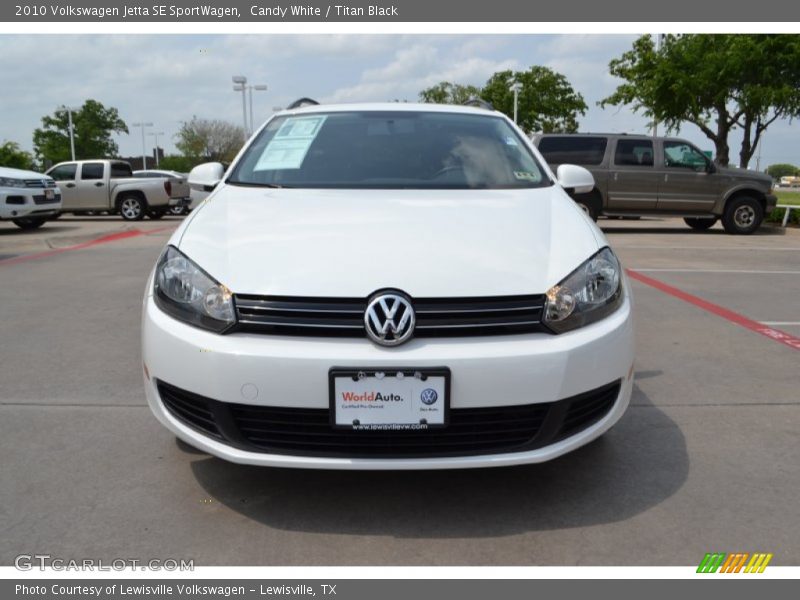 Candy White / Titan Black 2010 Volkswagen Jetta SE SportWagen