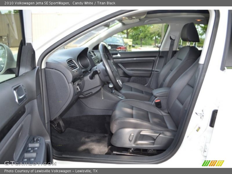  2010 Jetta SE SportWagen Titan Black Interior