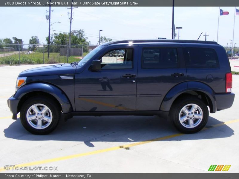 Modern Blue Pearl / Dark Slate Gray/Light Slate Gray 2008 Dodge Nitro SLT