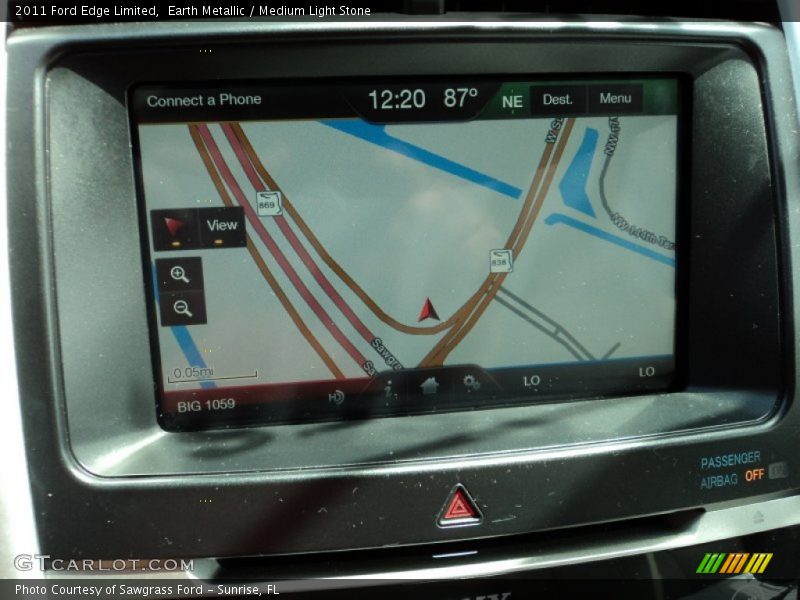 Earth Metallic / Medium Light Stone 2011 Ford Edge Limited