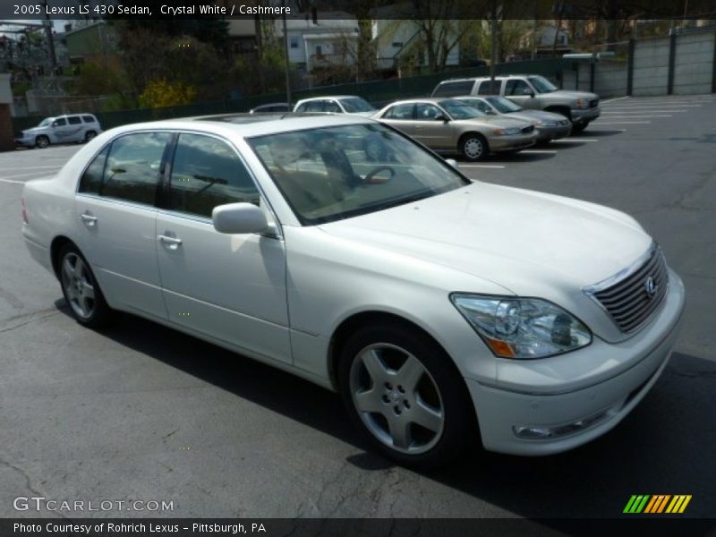 Crystal White / Cashmere 2005 Lexus LS 430 Sedan