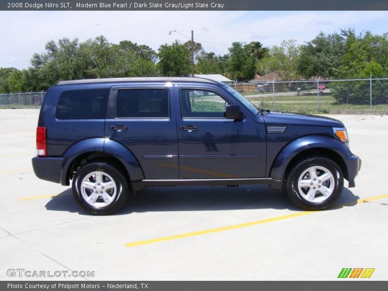 Modern Blue Pearl / Dark Slate Gray/Light Slate Gray 2008 Dodge Nitro SLT