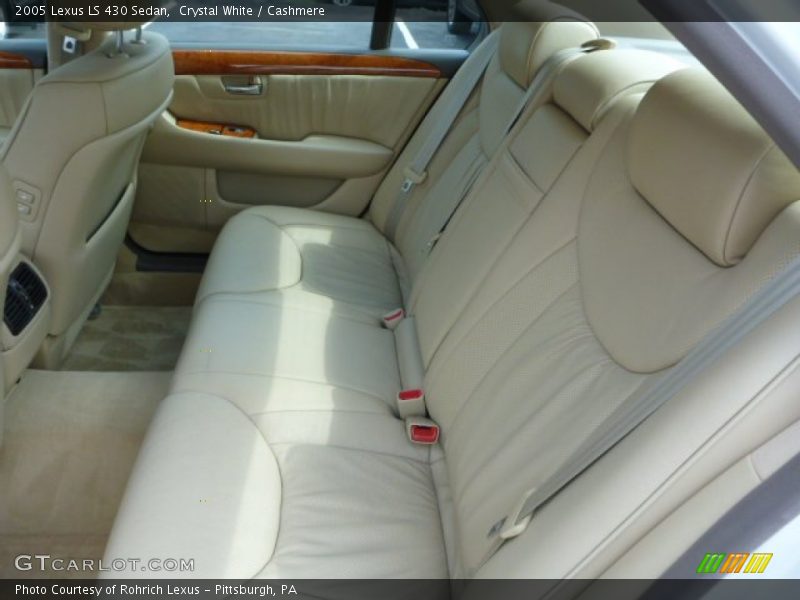 Rear Seat of 2005 LS 430 Sedan