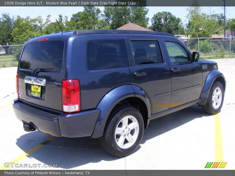 Modern Blue Pearl / Dark Slate Gray/Light Slate Gray 2008 Dodge Nitro SLT