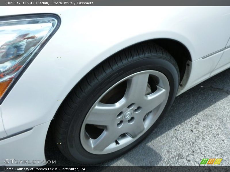 Crystal White / Cashmere 2005 Lexus LS 430 Sedan