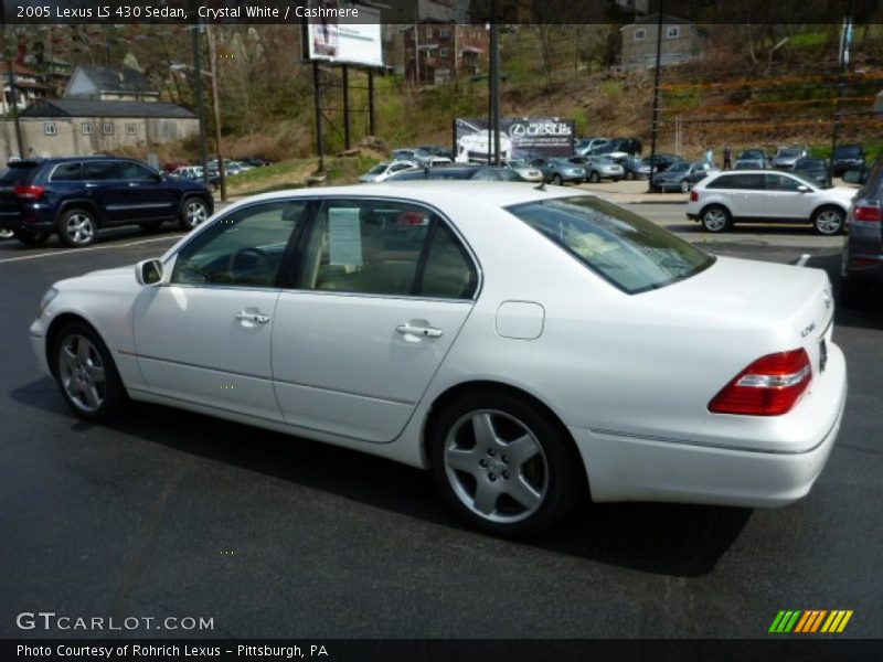 Crystal White / Cashmere 2005 Lexus LS 430 Sedan
