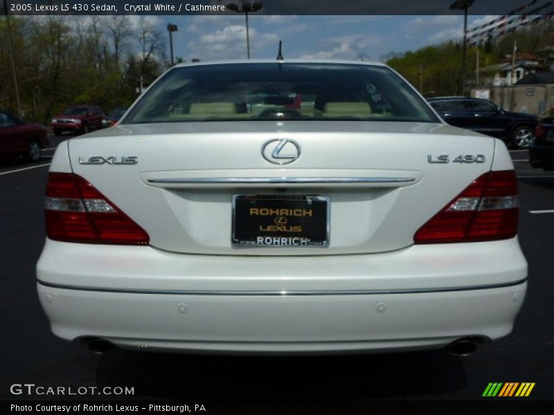 Crystal White / Cashmere 2005 Lexus LS 430 Sedan
