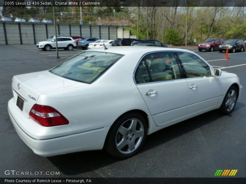 Crystal White / Cashmere 2005 Lexus LS 430 Sedan
