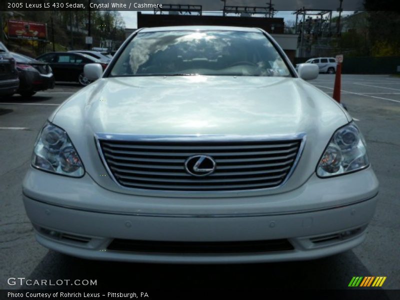 Crystal White / Cashmere 2005 Lexus LS 430 Sedan