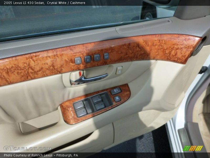 Crystal White / Cashmere 2005 Lexus LS 430 Sedan