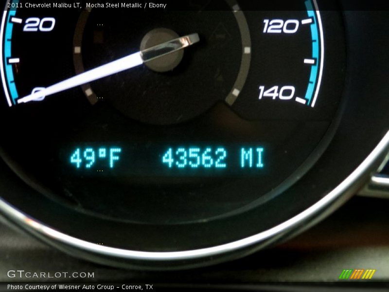 Mocha Steel Metallic / Ebony 2011 Chevrolet Malibu LT