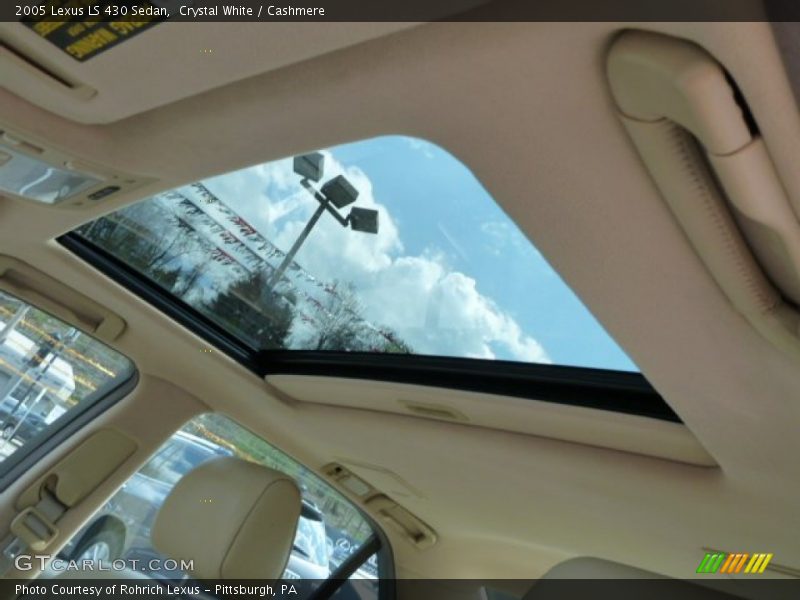 Crystal White / Cashmere 2005 Lexus LS 430 Sedan