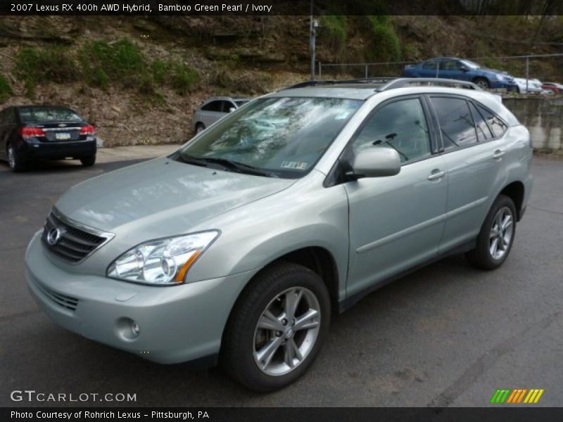 Bamboo Green Pearl / Ivory 2007 Lexus RX 400h AWD Hybrid