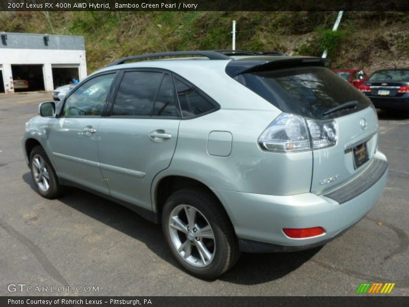 Bamboo Green Pearl / Ivory 2007 Lexus RX 400h AWD Hybrid