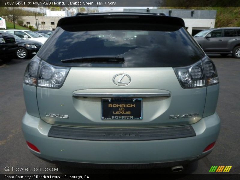 Bamboo Green Pearl / Ivory 2007 Lexus RX 400h AWD Hybrid