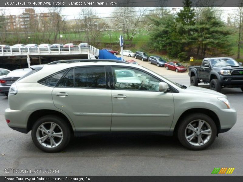 Bamboo Green Pearl / Ivory 2007 Lexus RX 400h AWD Hybrid