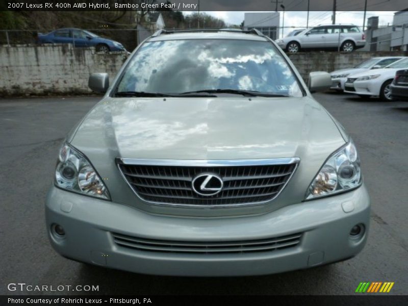 Bamboo Green Pearl / Ivory 2007 Lexus RX 400h AWD Hybrid