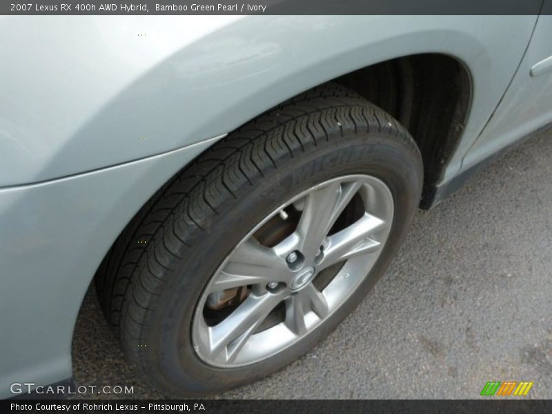 Bamboo Green Pearl / Ivory 2007 Lexus RX 400h AWD Hybrid